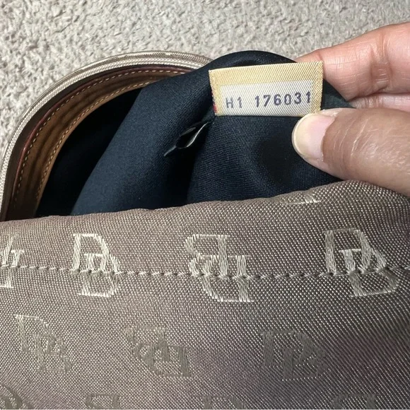 DOONEY AND BOURKE Monogram DB Canvas Shoulder Handbag Purse Bag - Picture 15 of 15